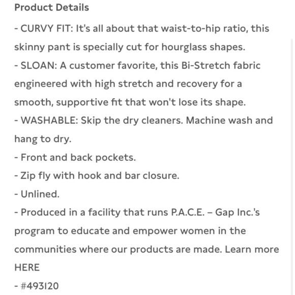 BANANA REPUBLIC Curvy Sloan Pants, Black, Size 8 Petite - Picture 14 of 15